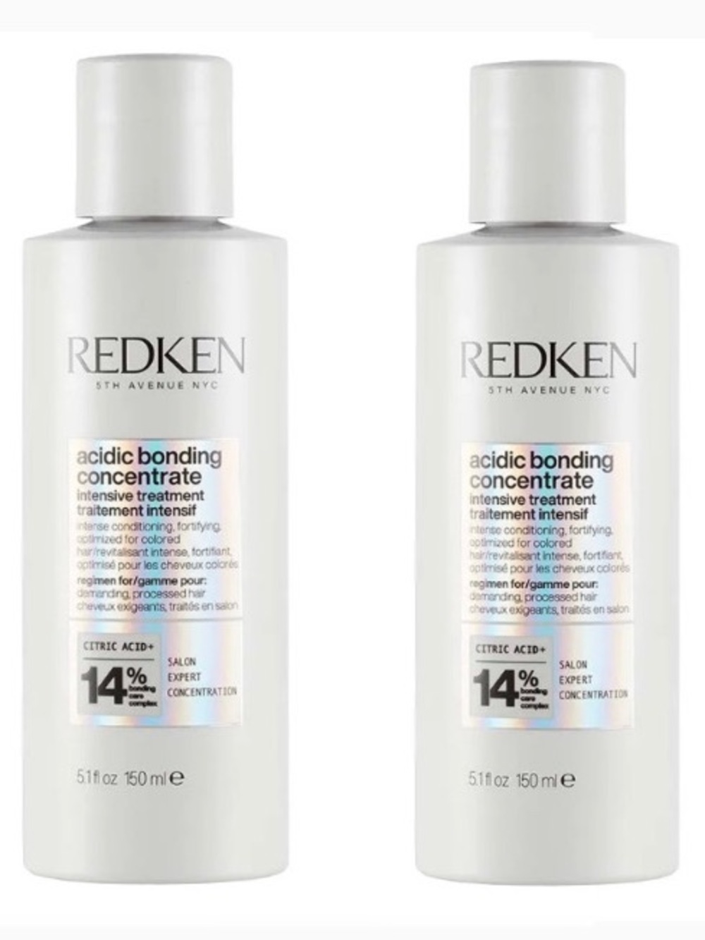 2x Redken acidic bonding concentrate intensive treatment bundle